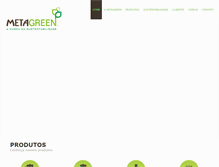 Tablet Screenshot of metagreen.com.br